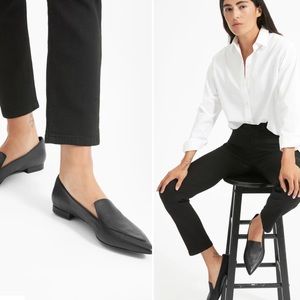 EVERLANE “The Boss” Pebbled Leather Flats